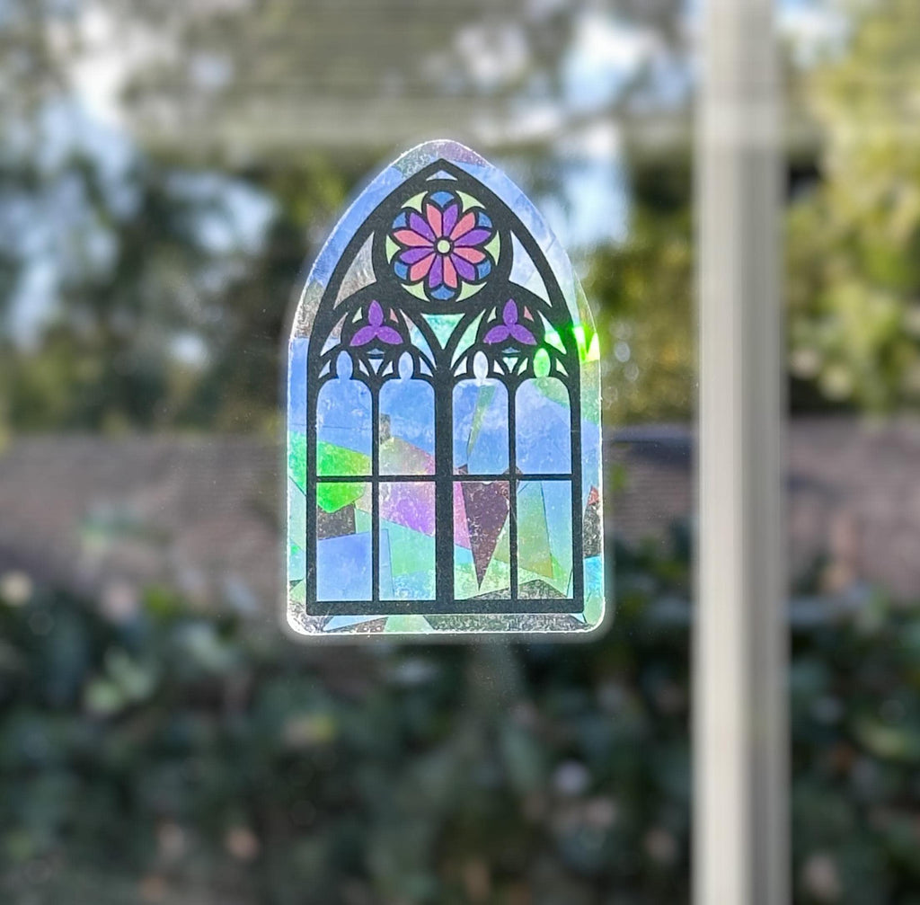Gothic Glass Suncatcher